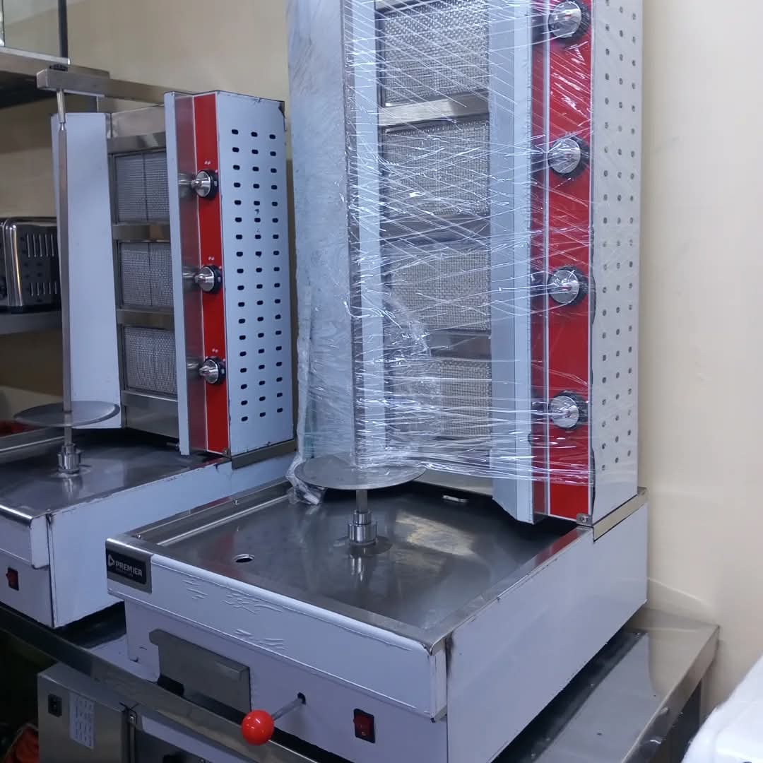 Commercial Shawarma Machine 4 Burner Gas