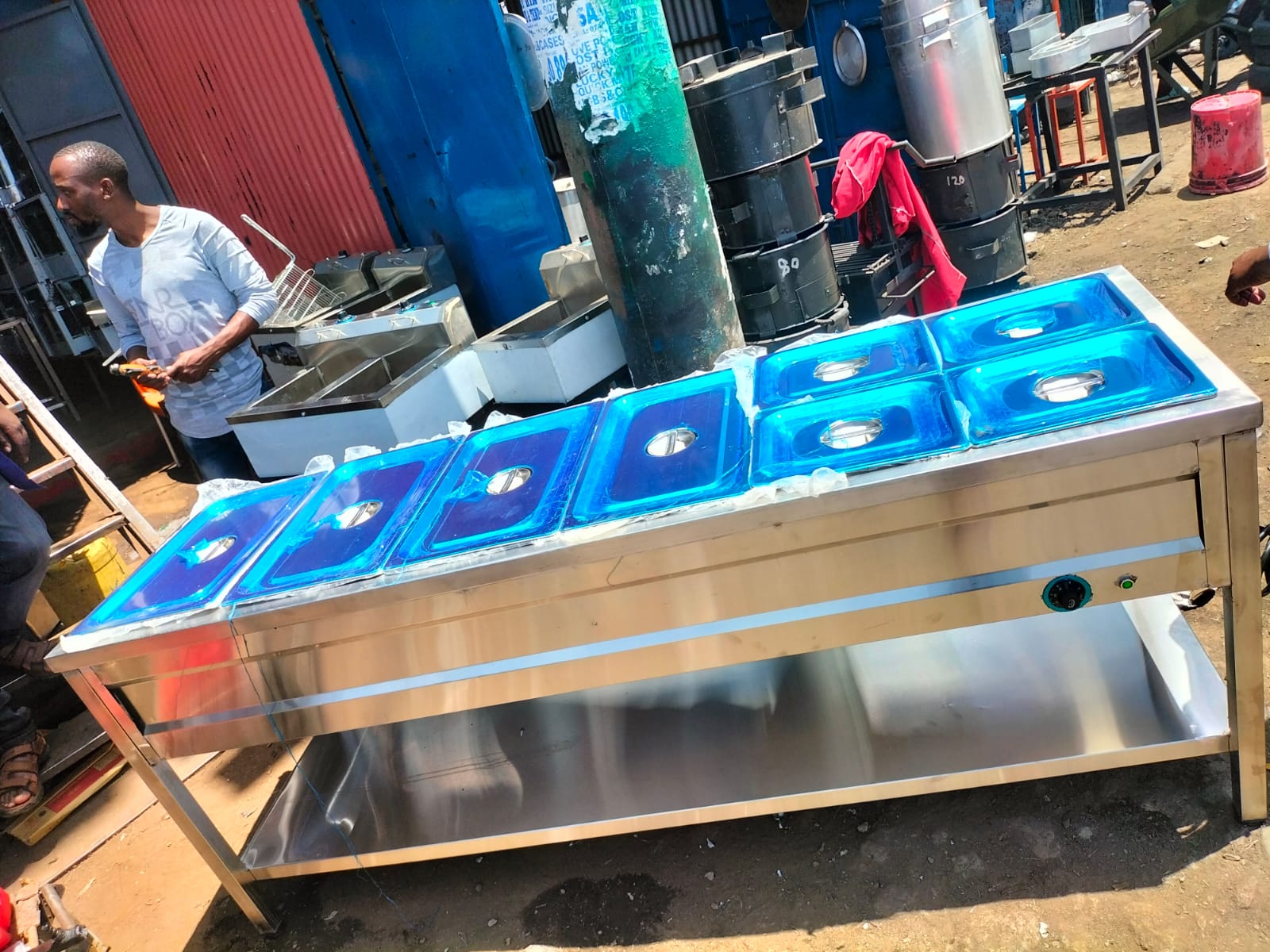 Commercial Bain Marie Food Warmer 5-Pan