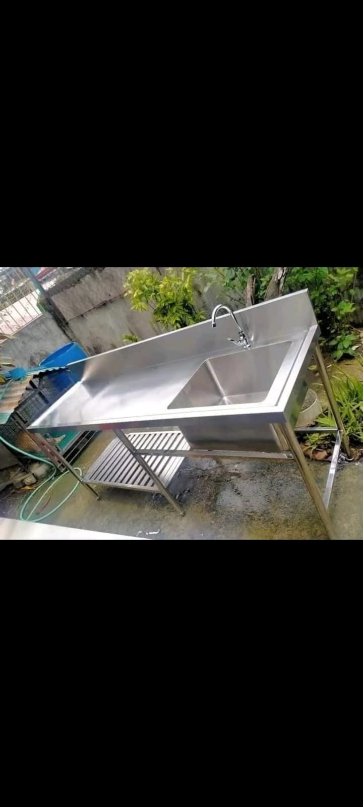 Freestanding Stainless Steel Utility Sink