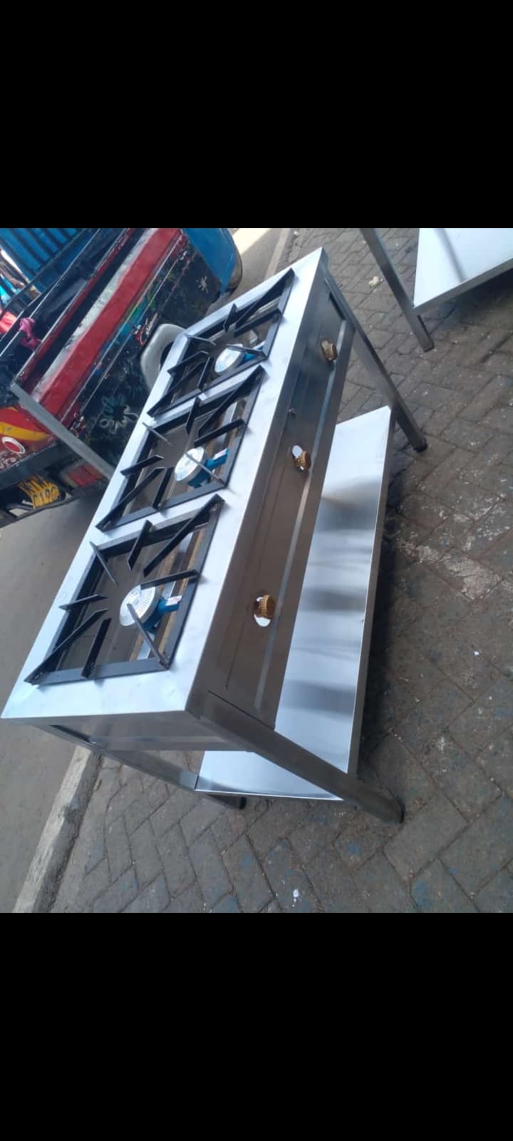 Commercial 4-Burner Gas Cooker