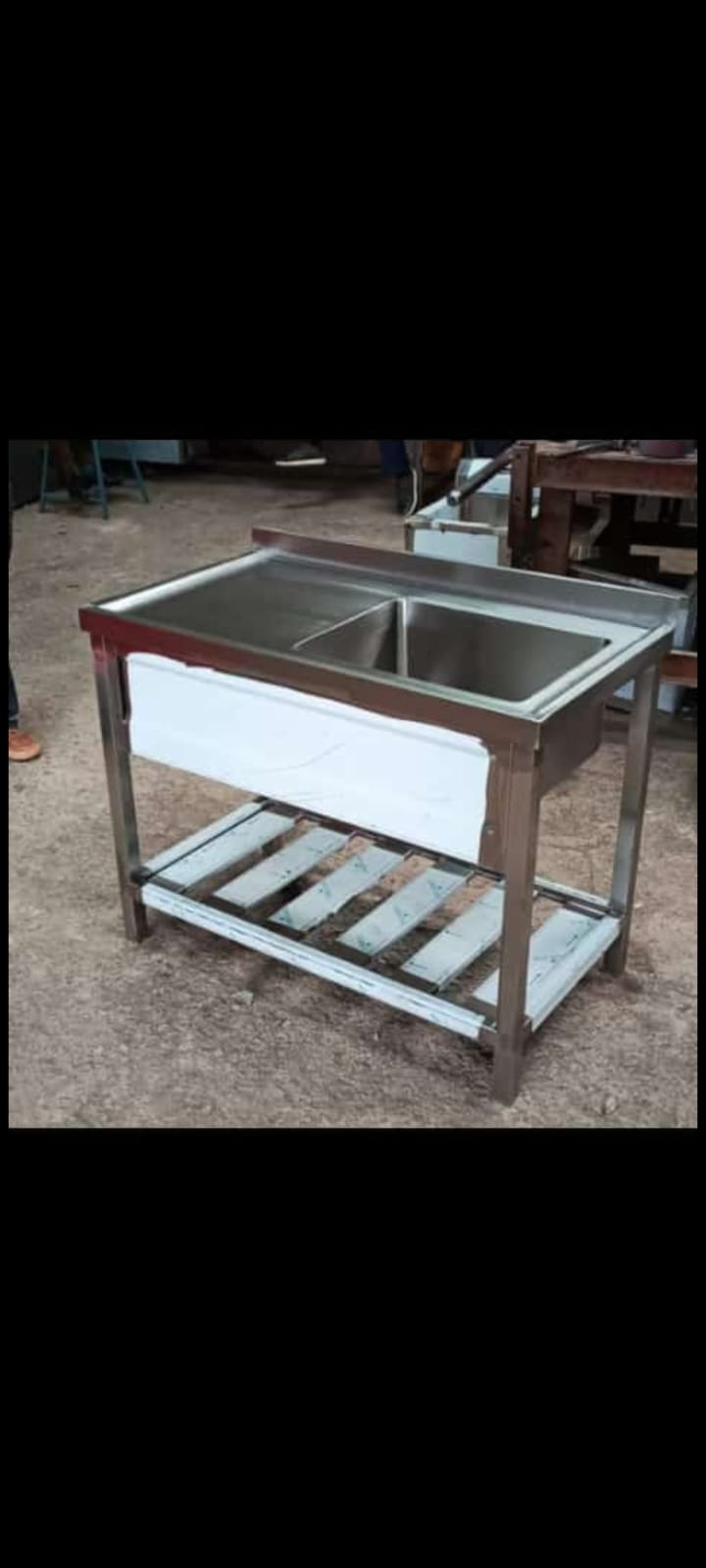 Freestanding Stainless Steel Utility Sink