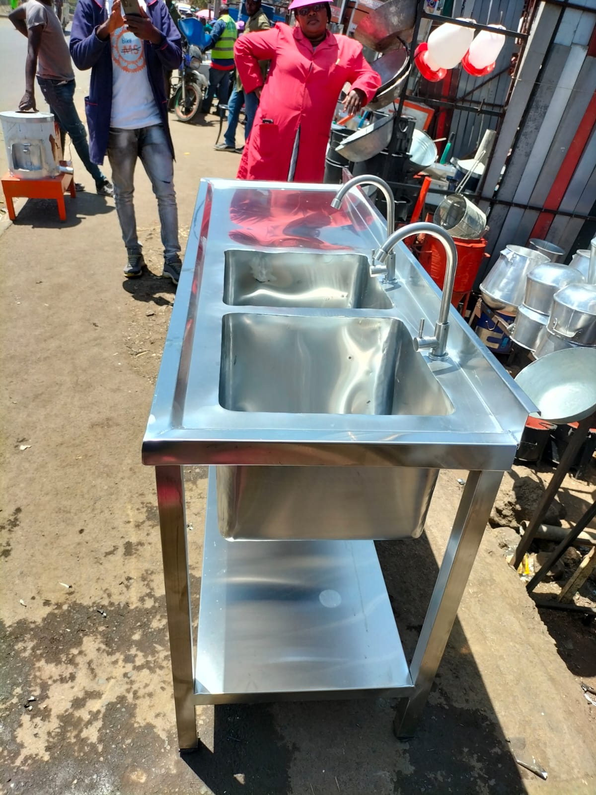 Stainless Steel Double Deep Bowl Sink