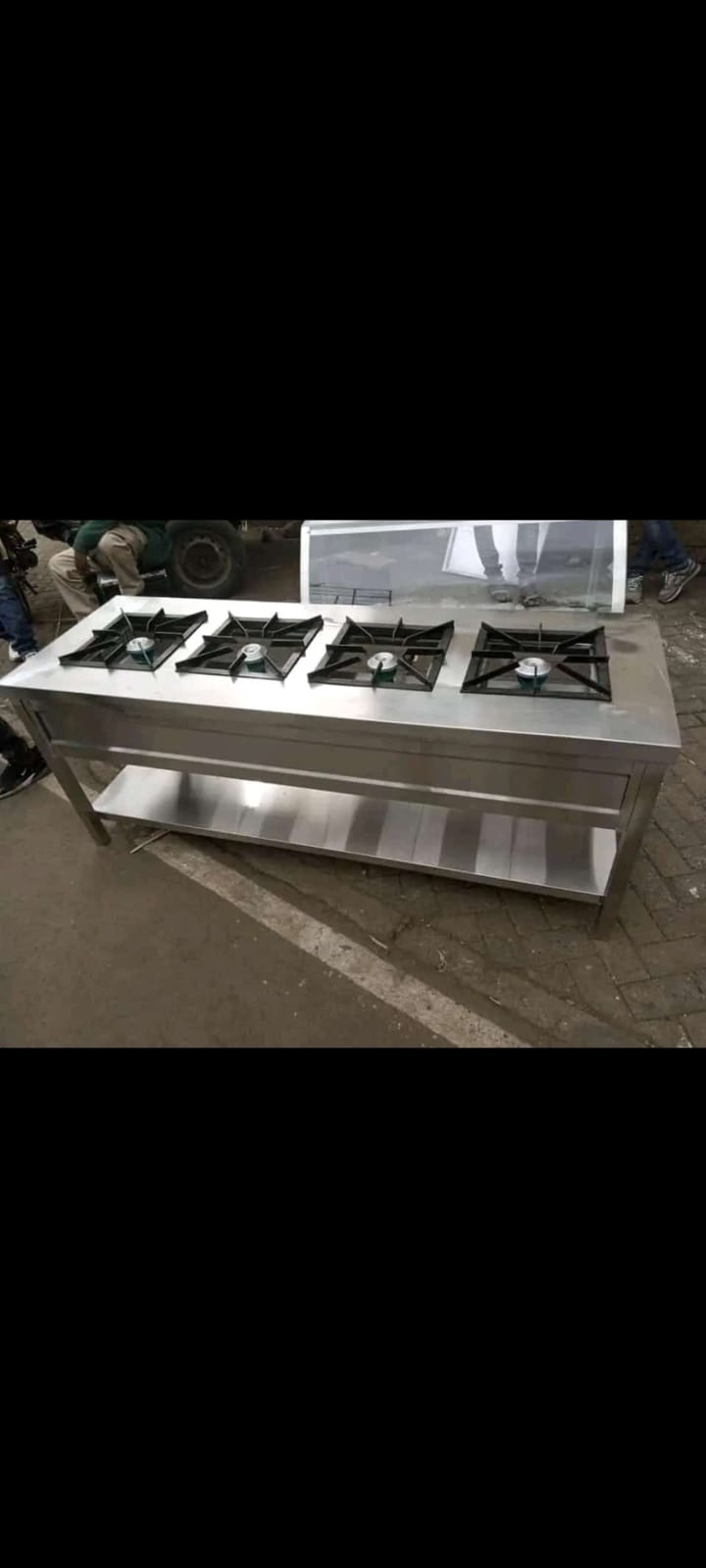Stainless Steel Three Burner Gas Stove