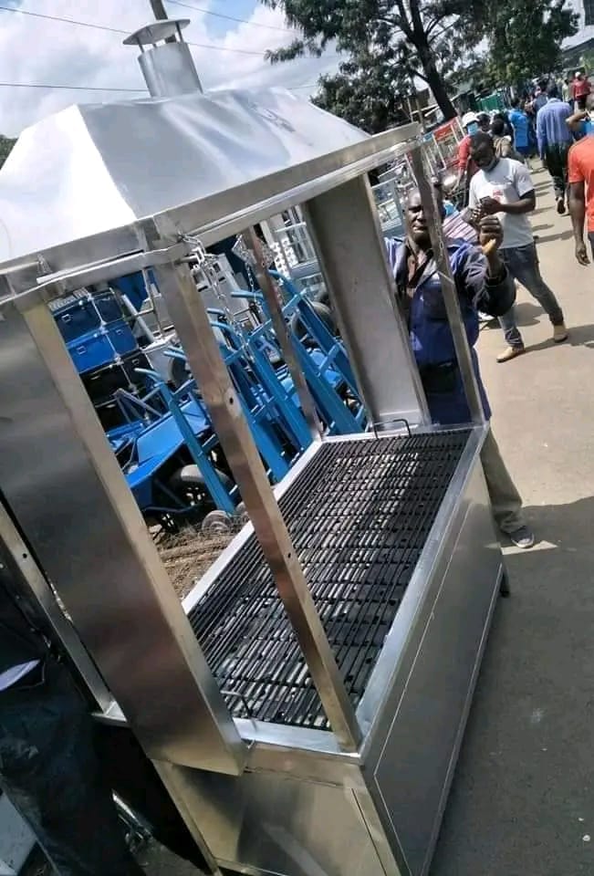 Stainless Steel Charcoal Barbecue Grill