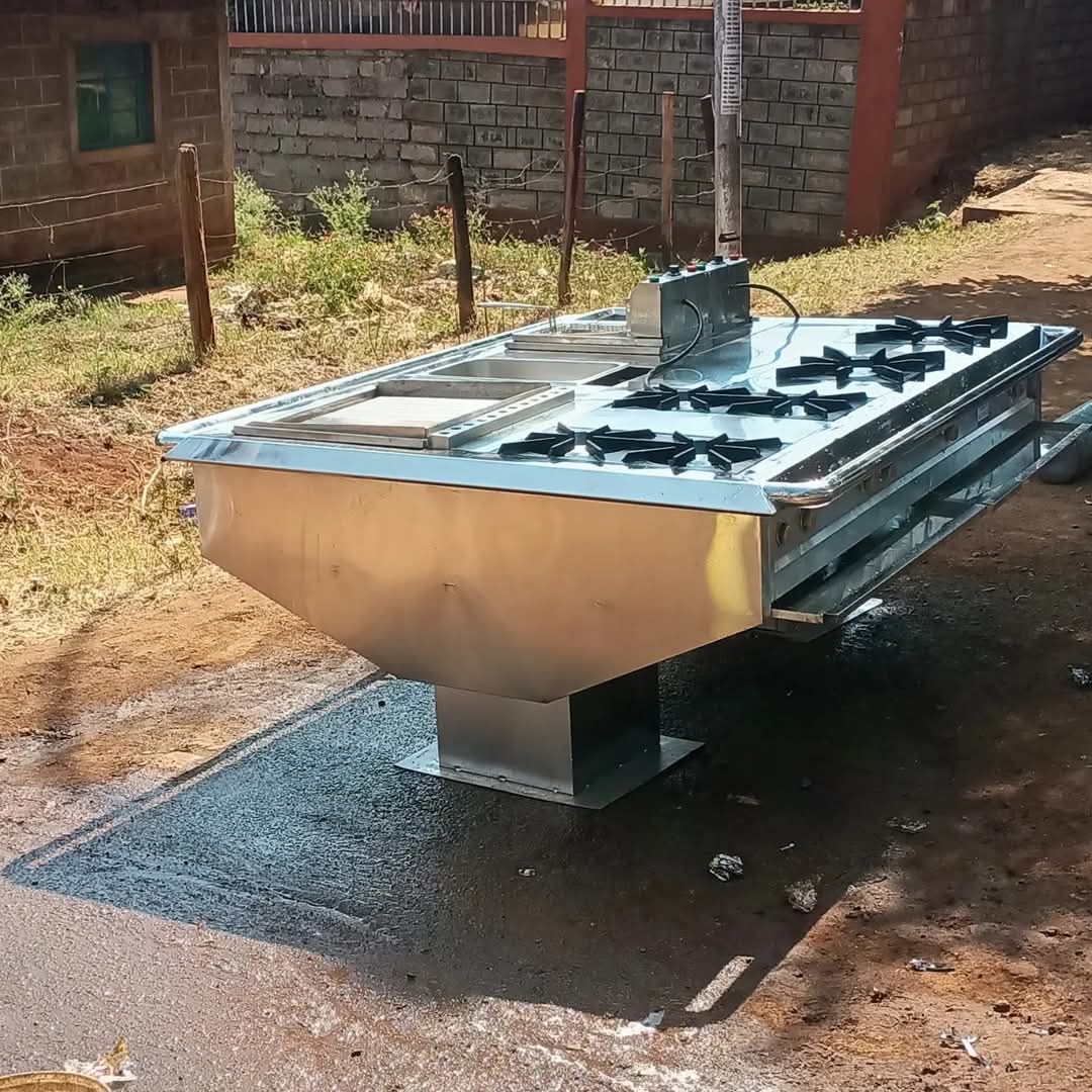 Commercial Stove with 3 Burners