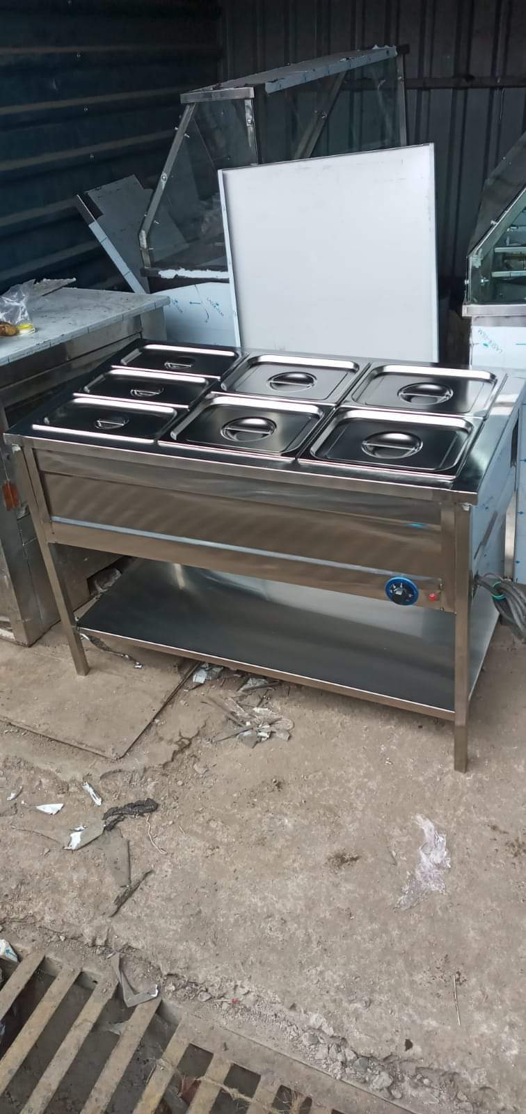 Commercial Propane Food Warmer Steam Table 5-Pan