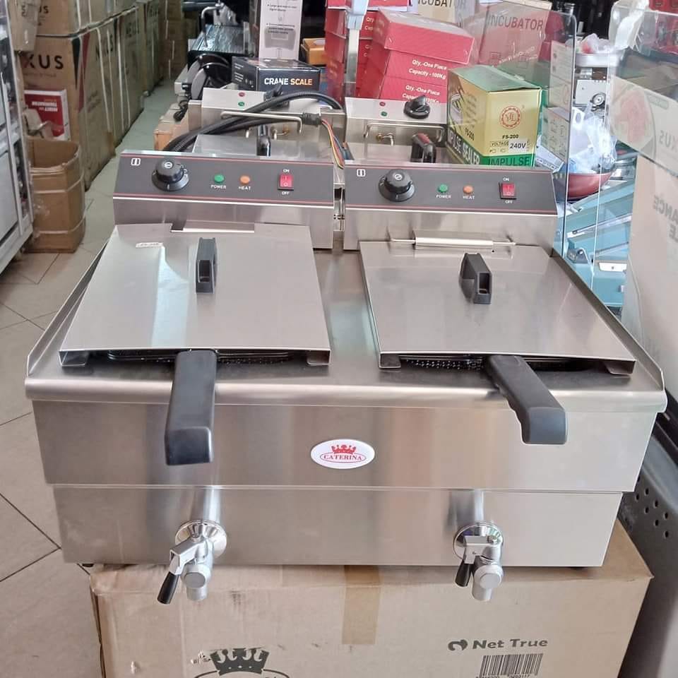 Commercial Electric Countertop Deep Fryer 20L