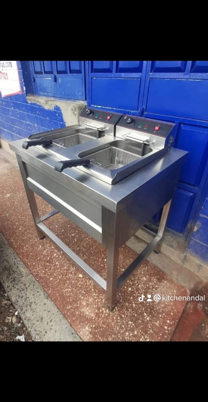 Double Deep Fat Fryer 12L