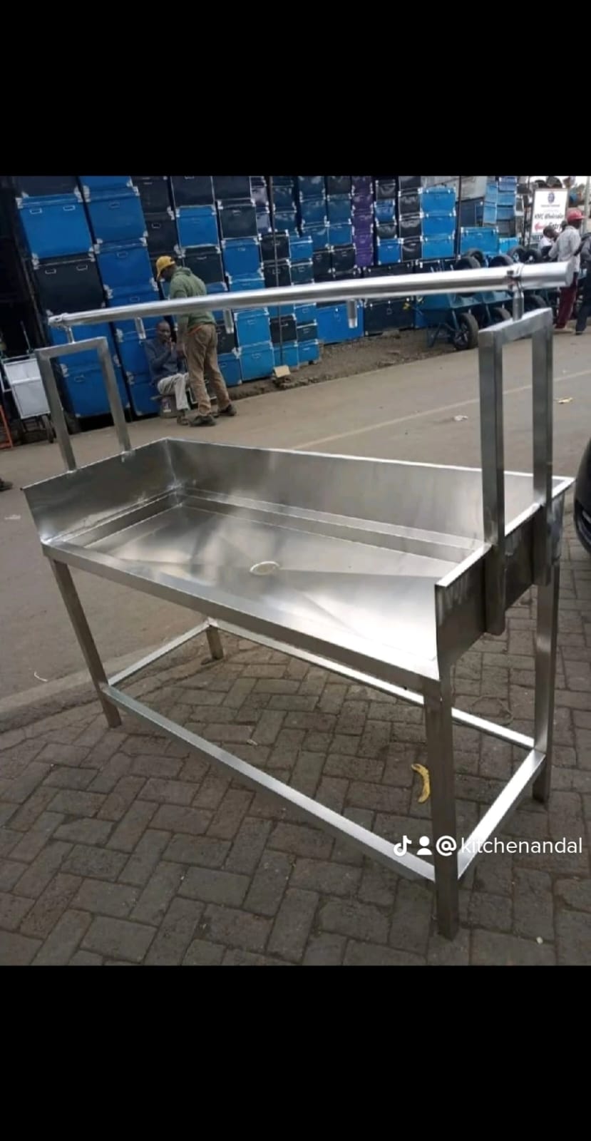 Stainless Steel Dog Grooming Bathtub