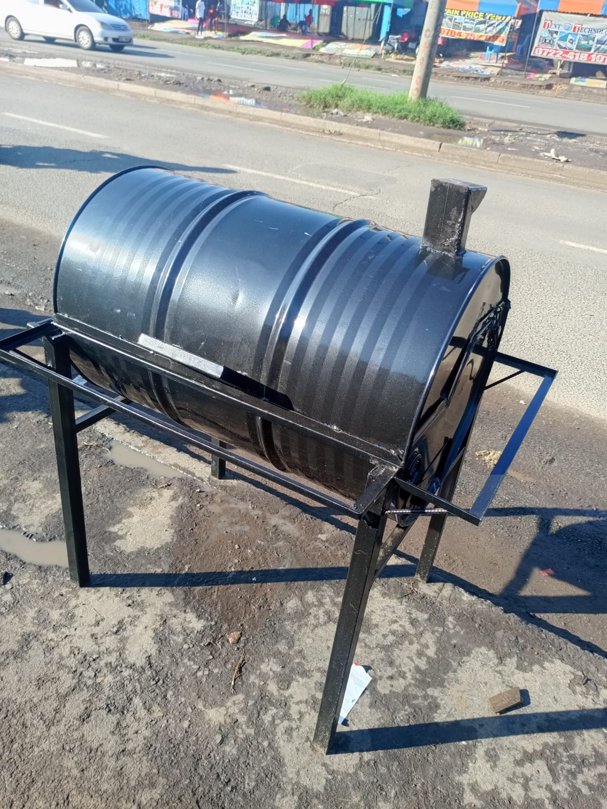 Barrel BBQ Pit