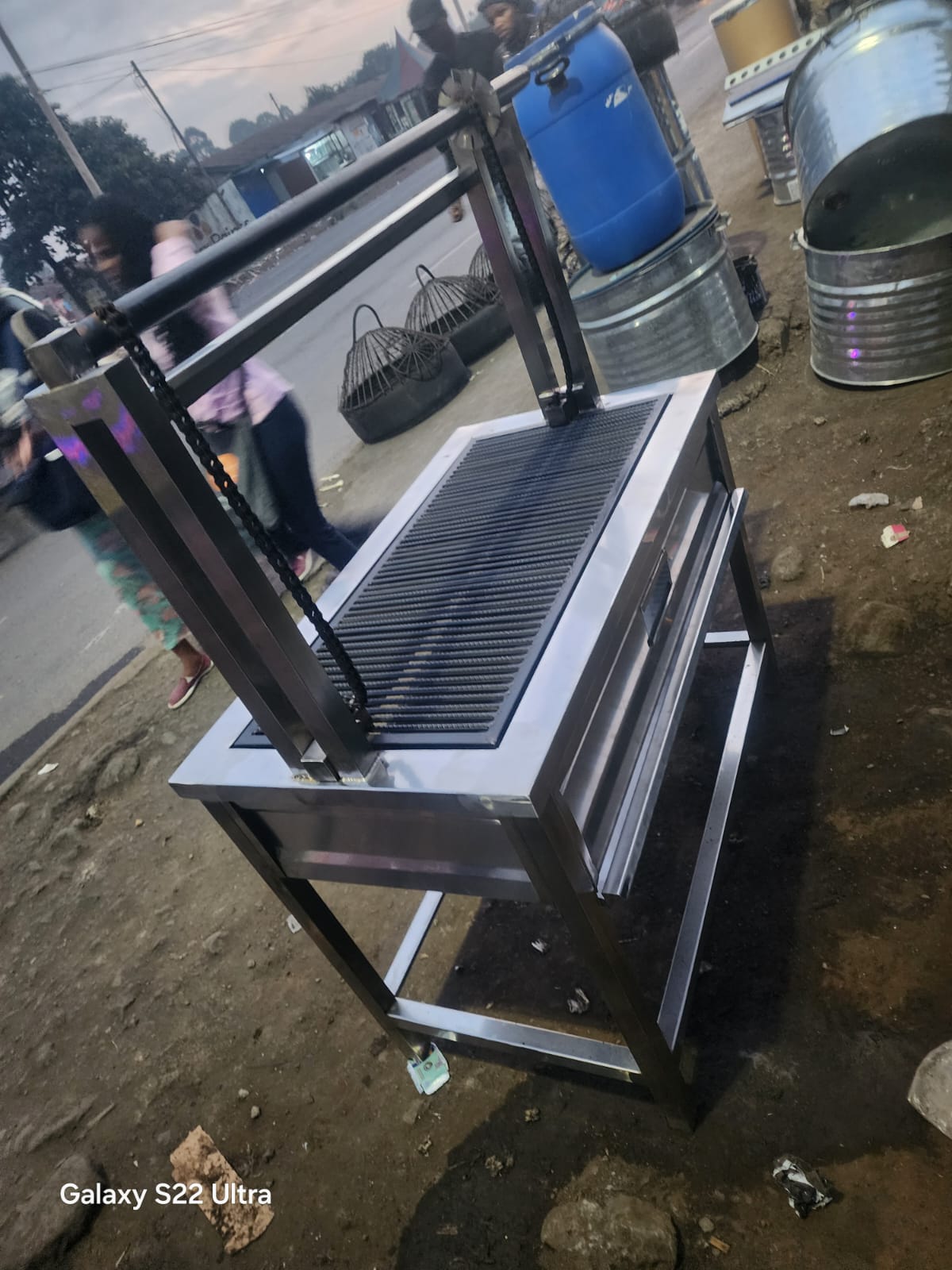 Santa Maria Grill Cart