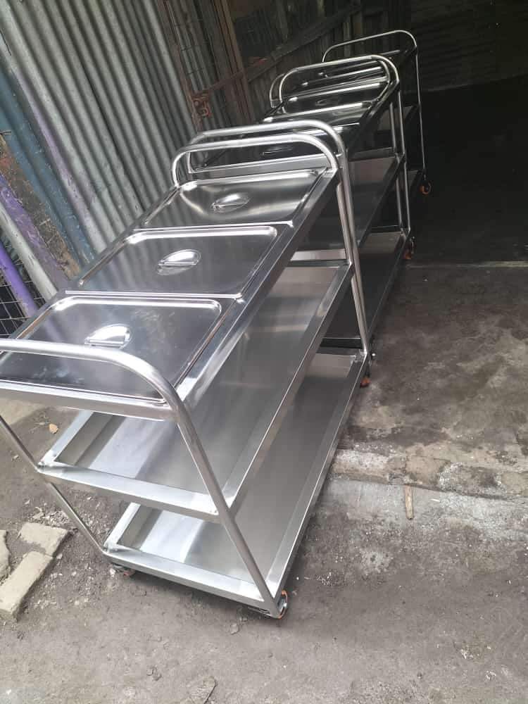 Stainless Steel Multi Layer Trolley Cart