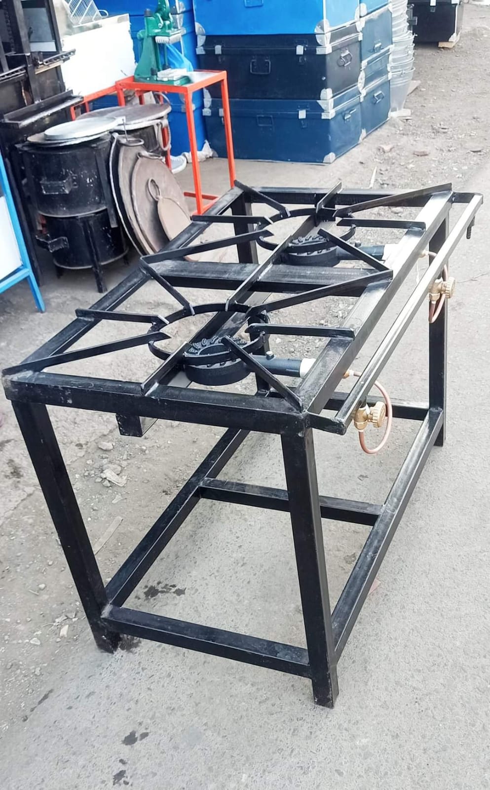 Commercial Two-Burner Gas Cooker