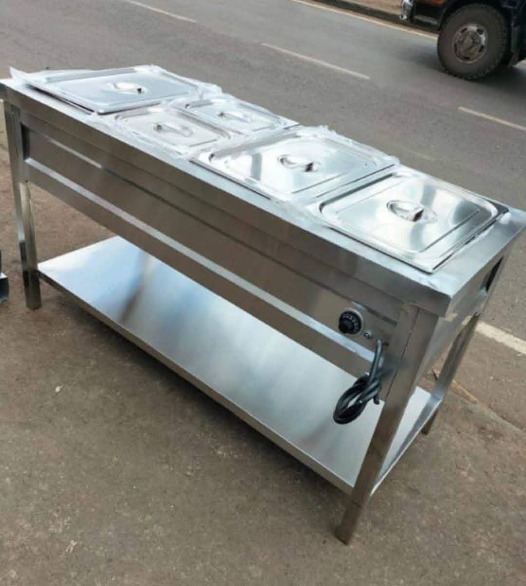 Commercial Electric Steam Table Food Warmer 4-5 Pans